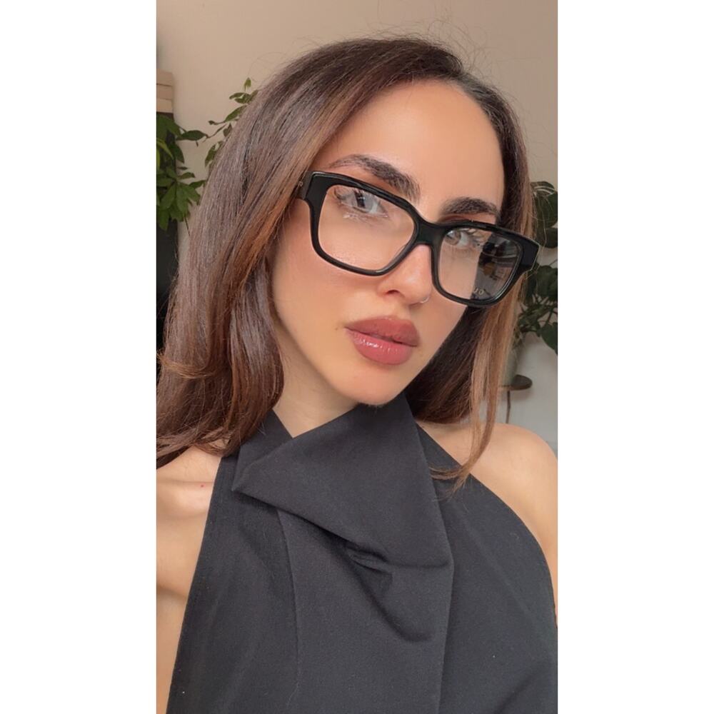 NEW Gucci GG1428O Black Unisex Square Eyeglasses Frames - Picture 9 of 10